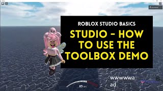 Roblox Studio - How to Use the Toolbox Demo