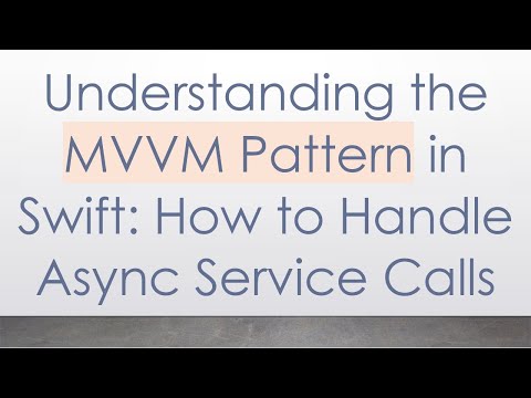 Understanding the MVVM
