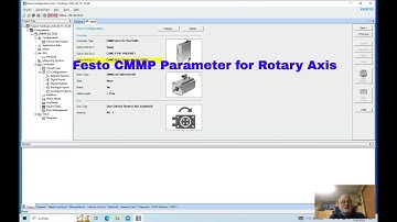 Festo CMMP Parameter for Rotary Axis 360 Degree