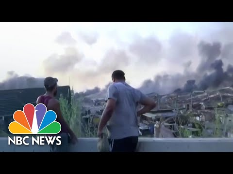 'You Couldn't Even Breathe': Witnesses Describe The Massive Beirut Explosion | NBC News NOW