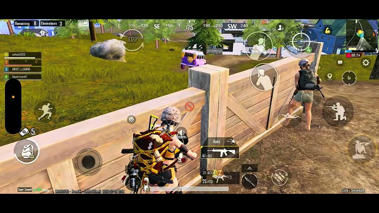 6 KILLS AND CHICKEN DINNER ! ANIKET HARSHAL ANKIT AND MAHESH ! LIVIK MAP ! BGMI IND