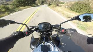 Twisty Roads @ Little Tujunga Canyon Road | Beginner | 2021 Kawasaki Z650 | Full Ride | 4K