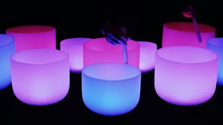 Let Go Of Worry - Deep Sleep & Chakra Healing Crystal Bowls 432Hz Sound Bath