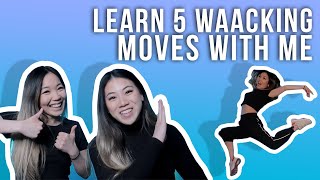 Learn 5 Waacking Movements with me! | Tutorial & Learn with me