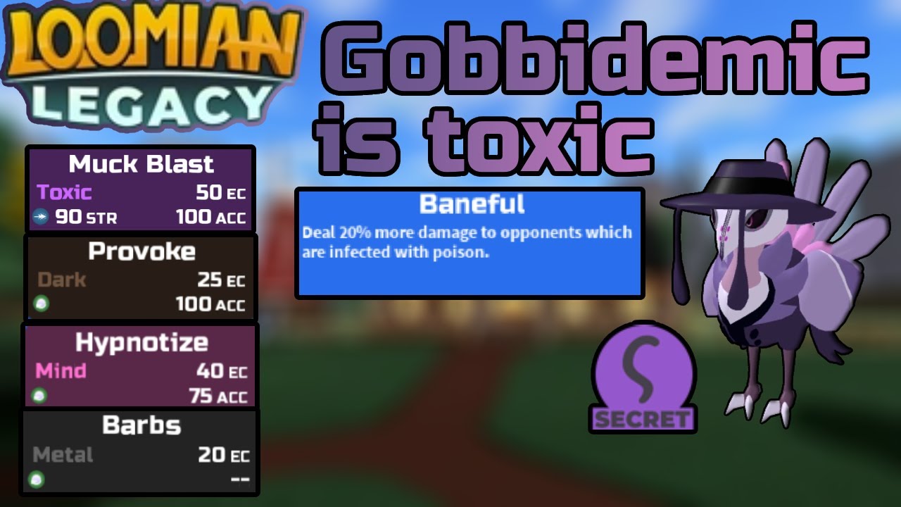 Gobbidemic is SO TOXIC! (Loomian Legacy PvP Showcase) YouTube