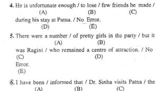 common error practice set part 3 for ssc cgl, chsl, mts, bank po clerk Profile