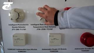 LPCB certificated addressable fire alarm system introduction and installation guidance fire security