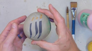 Underglaze Technique   Newspaper Stencils