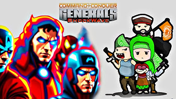 GLA GLA ANGRY MOB vs Chyna Mod SHOCKWAVE CHAOS - C&C Generals Zero Hour