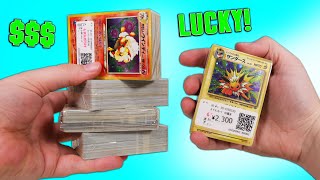 Opening ¥12,200 of Mystery Japanese Pokemon Card-Cubes