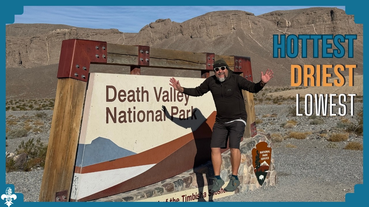 Experience the LOWEST Point in America! Death Valley National Park ...