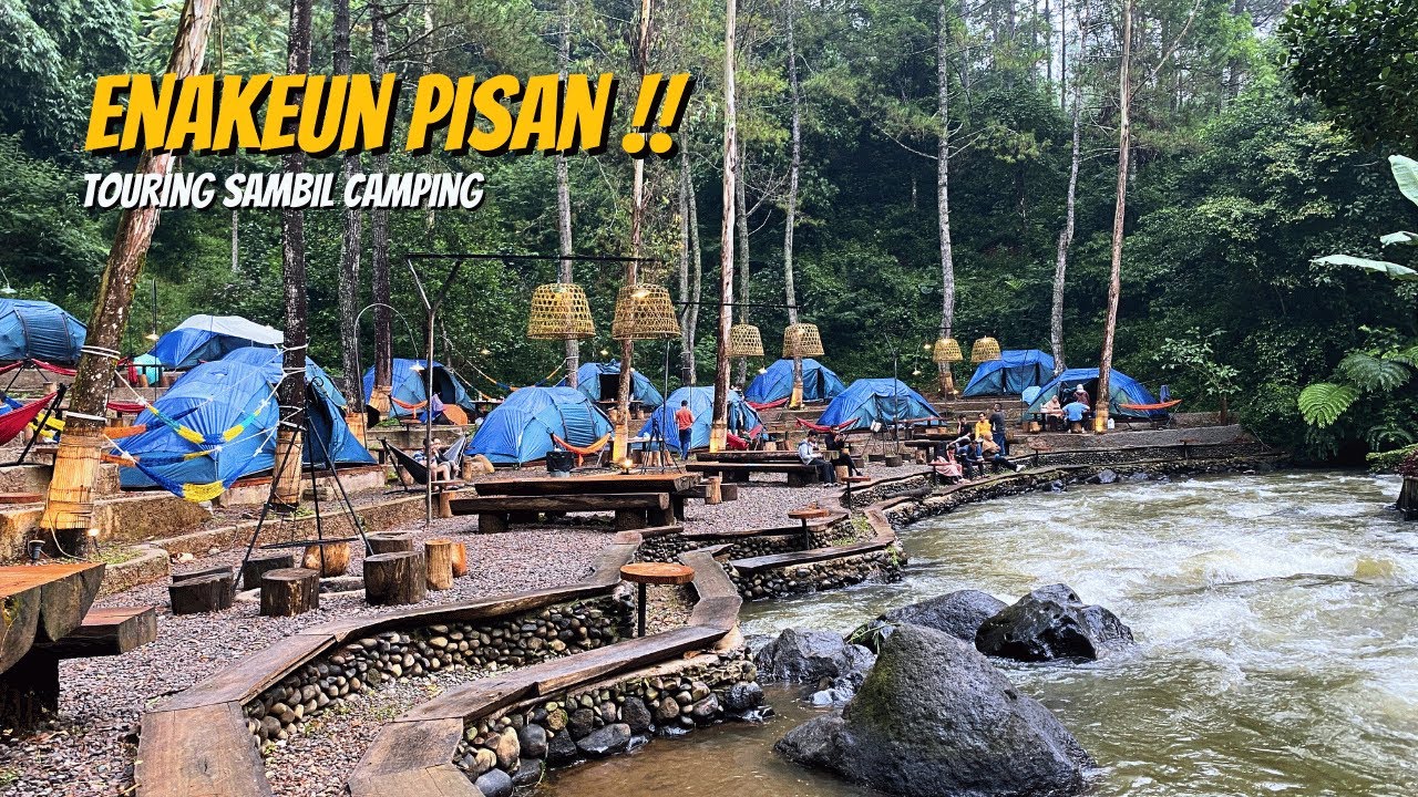 Пинеус Тилу Пангаленган, эстетичный кемпинг на берегу реки