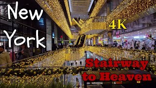 "Uncut 4K Holiday Tour: Christmas Lights at The Shops at Hudson Yards"