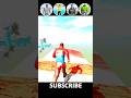 All Characters High Jump Challenge 🎯🥳 | Indian Bike Driving 3D | #gaming #shortvideo #darkridegaming