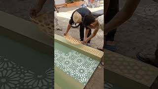 Pembuatan Desain Kaligrafi Triplek Keren
