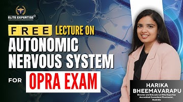 OPRA Exam | Free lecture on Autonomic Nervous System by Harika.B