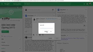 #EDU300USM - Posting Work in Google Communities