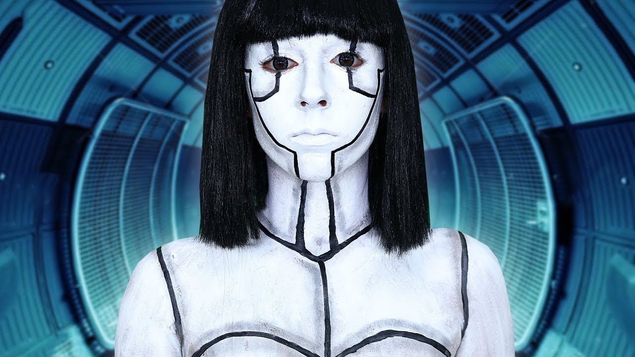 FEMME ROBOT 🤖 / MAQUILLAGE HALLOWEEN FACILE