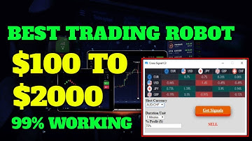 Best Trading Robot $100 to $2000 - 99% Working || Binary Option Trading