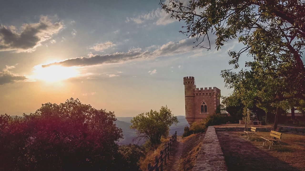 【4K】Walking in the mysterious village of Rennes-le-Château | France
