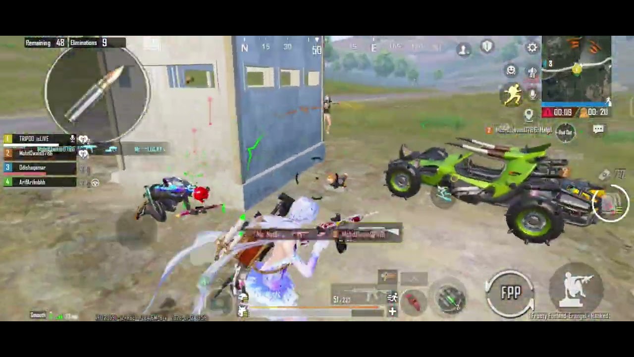 I played on my main account after a long time💀 TRIPODISLIVE ❤️