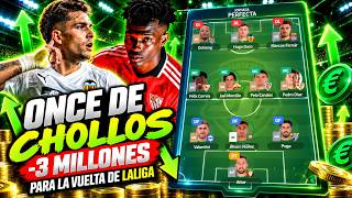 🔥 11 CHOLLOS por MENOS de 3M€ para la VUELTA de LALIGA | Biwenger y LaLiga Fantasy