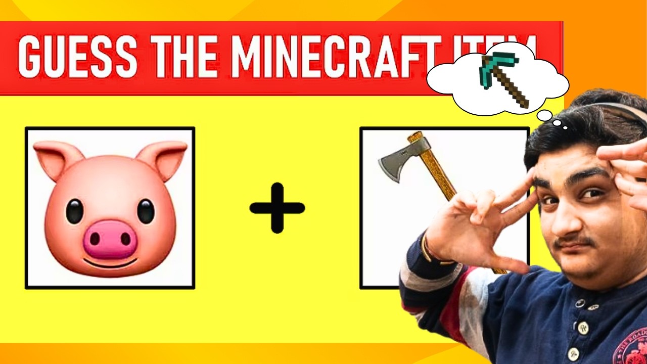 Only Real Minecraft Players Can Guess These Items From Emojis! 🧠🔥