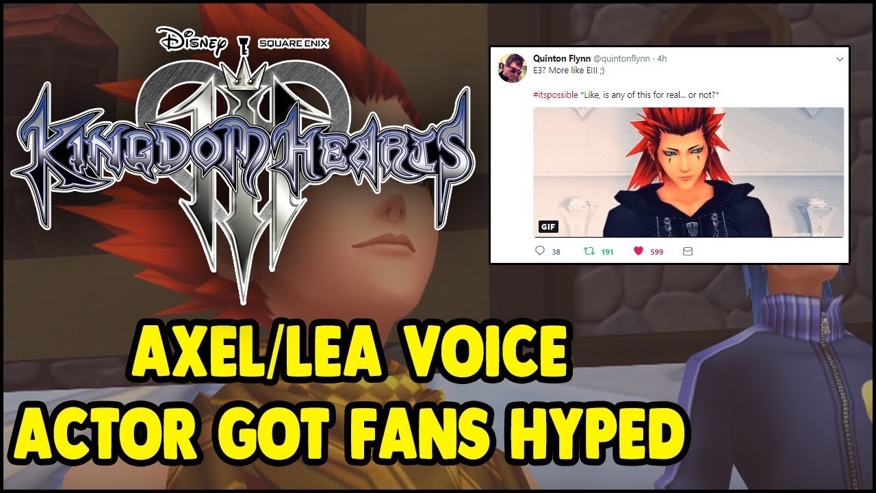 Axel Kingdom Hearts Voice Actor