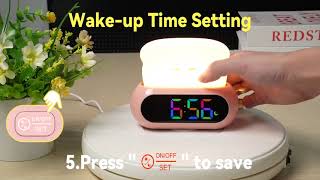 Netzu Toast OK-to-Wake Clock — Sleep Training Mode