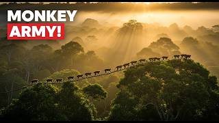 “Inside the Rainforest Canopy 20 Monkey Species Filmed by Drone in 4K”