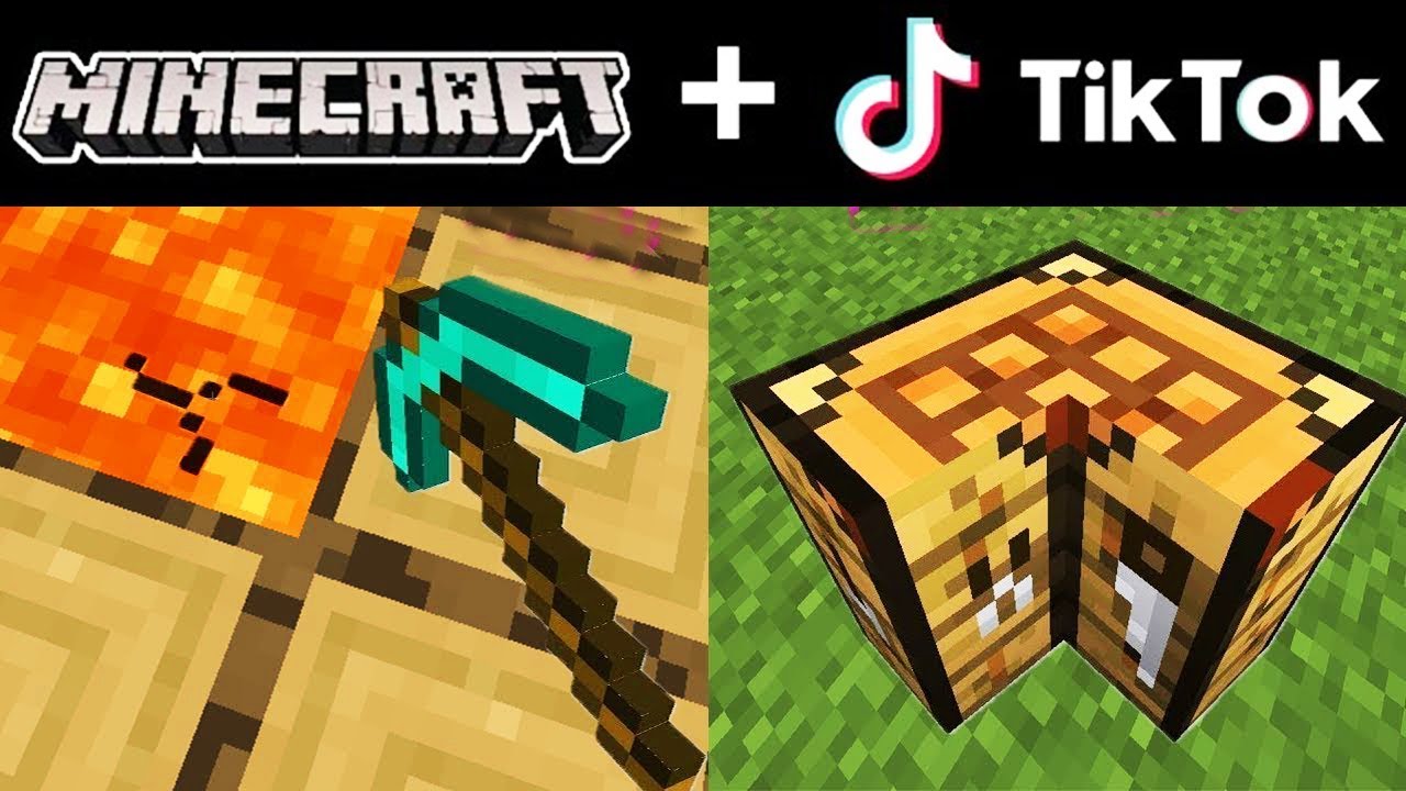 vídeo de tik tok minecraft