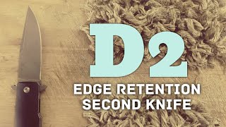 Edge Retention Test: D2 on Viper Keeper (Poor result - two runs)