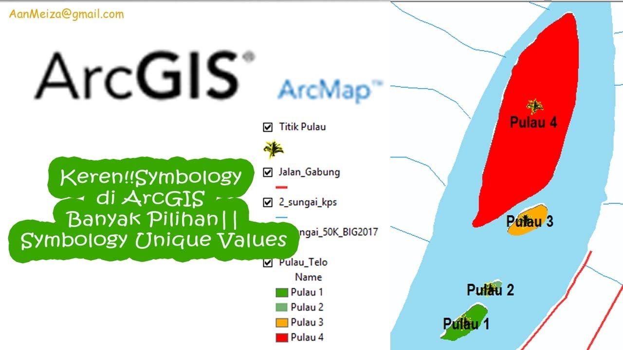 Keren!!Symbology di ArcGIS Banyak Pilihan||Symbology Unique Values ...