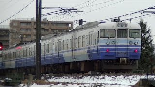 115系N34+N18編成信越本線下り447M　長岡→新潟→内野