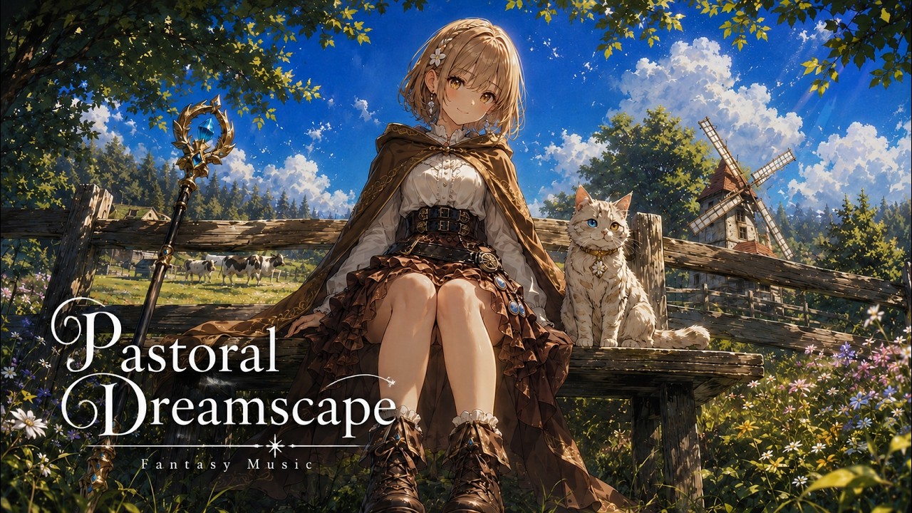 Celtic Fantasy Music] Pastoral Dreamscape - A Windmill in the