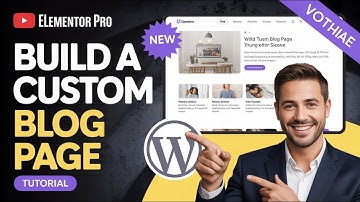 (BEST) Bouw een AANGEPASTE BLOGPAGINA met ELEMENTOR PRO | WordPress Elementor Tutorial 2026