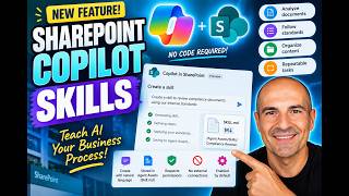 Details SharePoint Copilot Skills Explained: Teach AI Your Business Process (No Code!) | 2026 Update Update