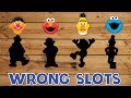 Sesame Street Elmo Cookie Monster WRONG SLOTS Disney Inside Out Joy Nursery Rhyme Song Youtube Video
