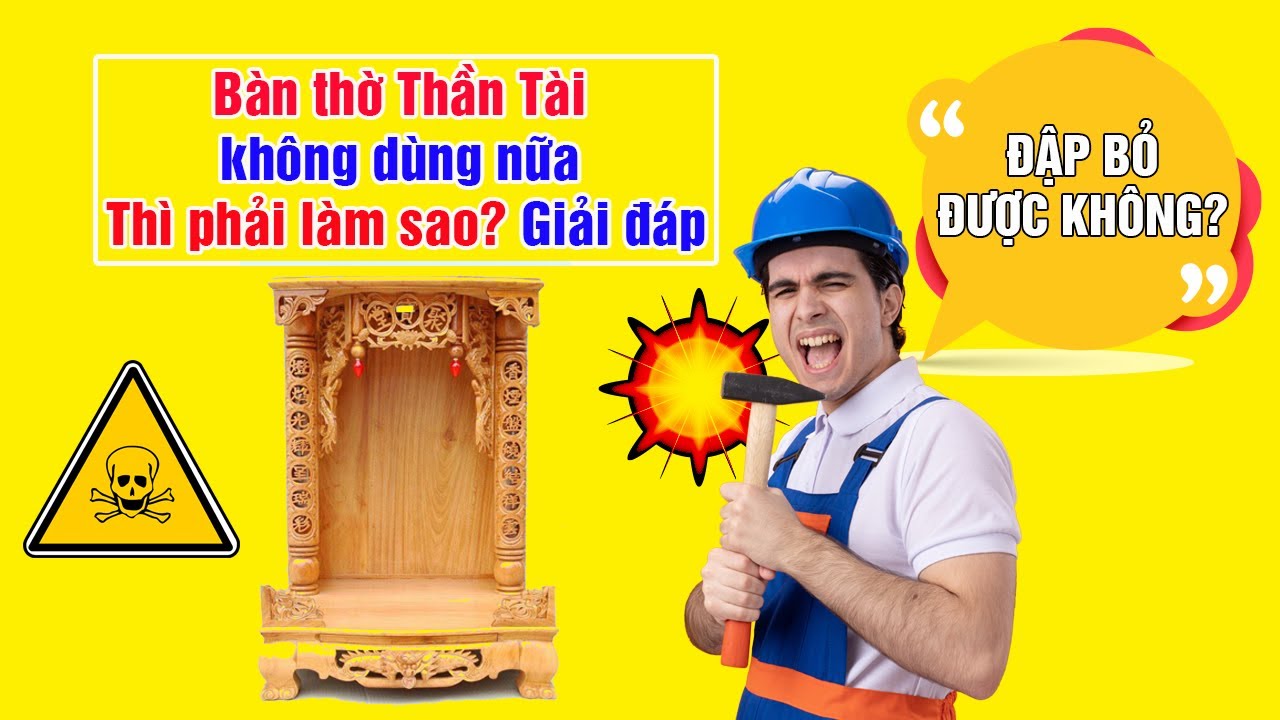 Bàn thờ Thần Tài không dùng nữa thì phải làm sao? Giải đáp - Đời ...