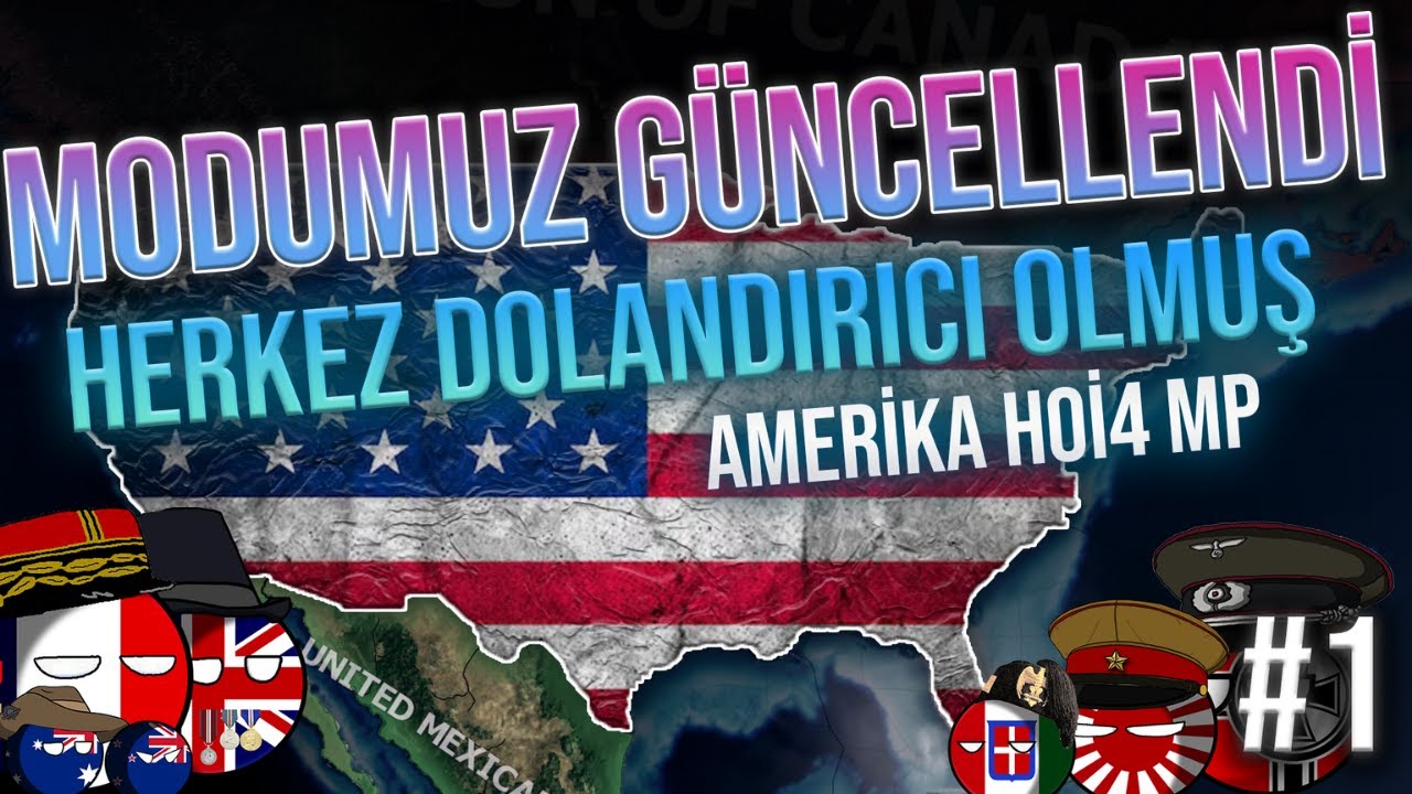 AGORA MOD GÜNCELLENDİ !| Hearts of Iron 4 - MULTIPLAYER | AMERİKA #1