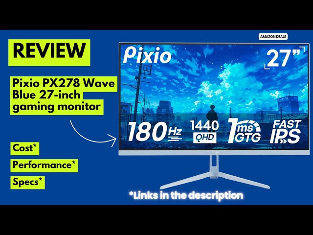 🔥 Pixio PX278 Wave Blue Review | 27