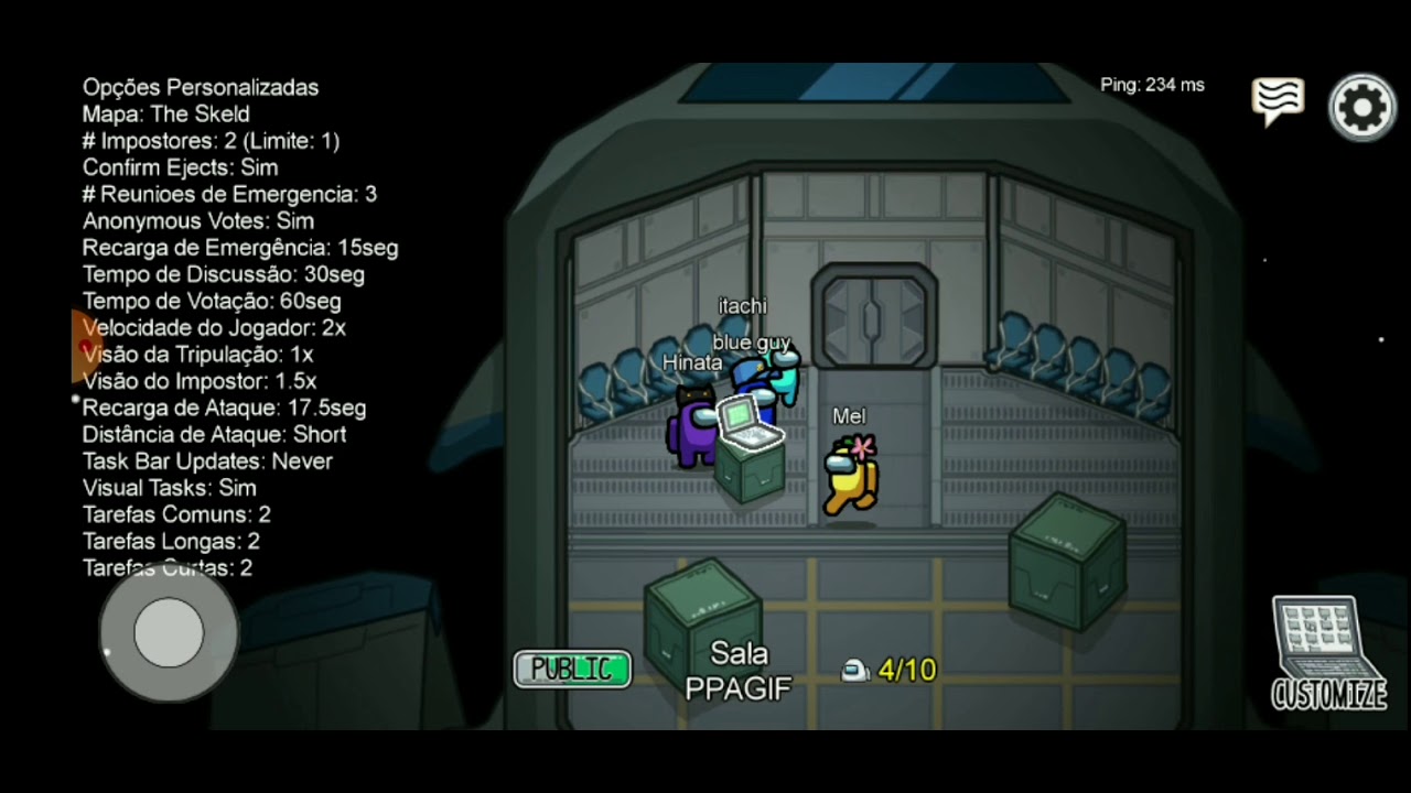 Among us mas eu não posso sair das câmeras - YouTube