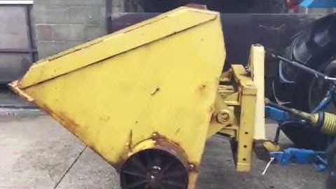 Tractor Mounted Root Bucket Fodder Beet etc