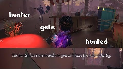 both hunters getting kited until surrender 😬 (Batter, 2v8) | Identity V