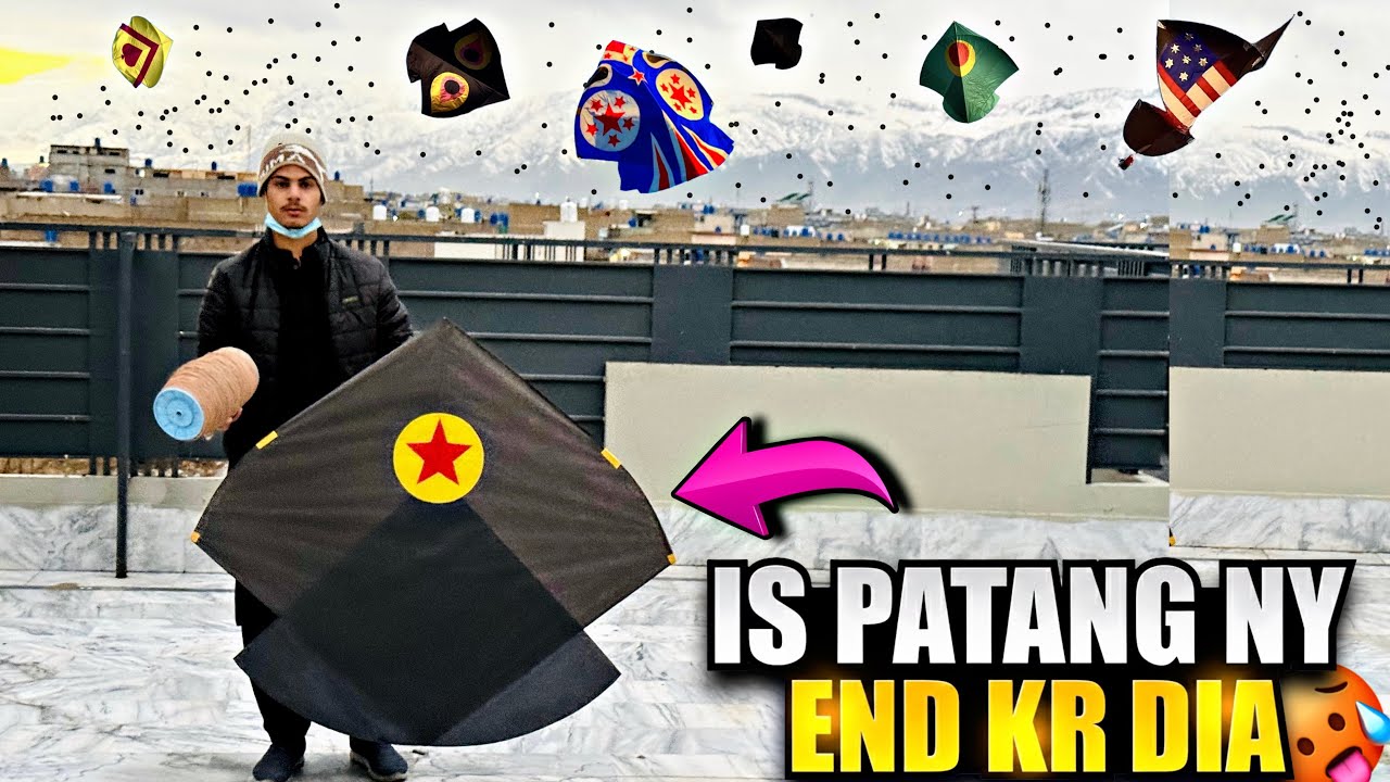 Dhai Tawy Sy End Kr Dia Aj 🥵Cutting Others Kites From Roftop #end level💯 #viralvedio 