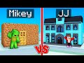 JJ and Mikey POOR vs RICH Sky Base Battle in Minecraft - Maizen