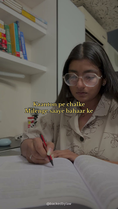 Ruk jana nahin tu kahin haar ke #studywithme #study #backedbylaw