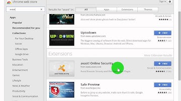 How to add avast security  on google chrome (EASY)