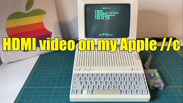 Apple IIc (1984) geüpgraded met HDMI in 2025 - A2C Tangy Pack FPGA