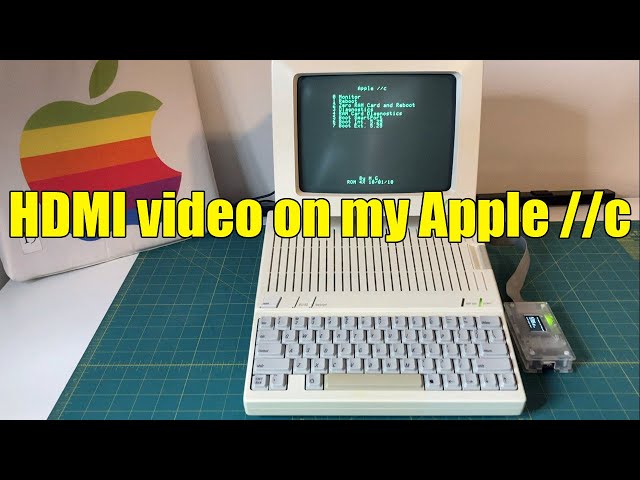 Apple - yuo 1992 Apple IIc (1984) with HDMI in 2025 | A2C Tangy Pack FPGA